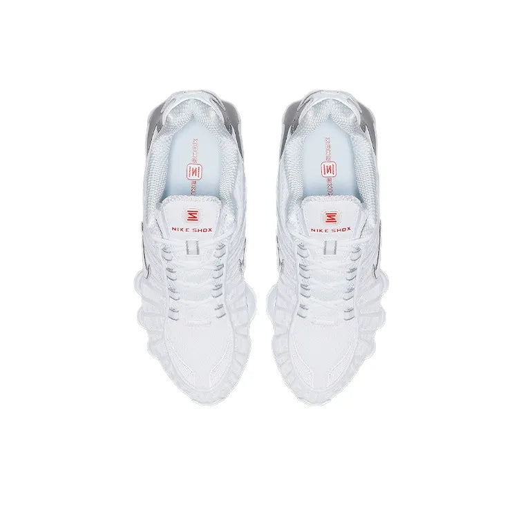 Tênis Nike Shox TL White Metallic Silver