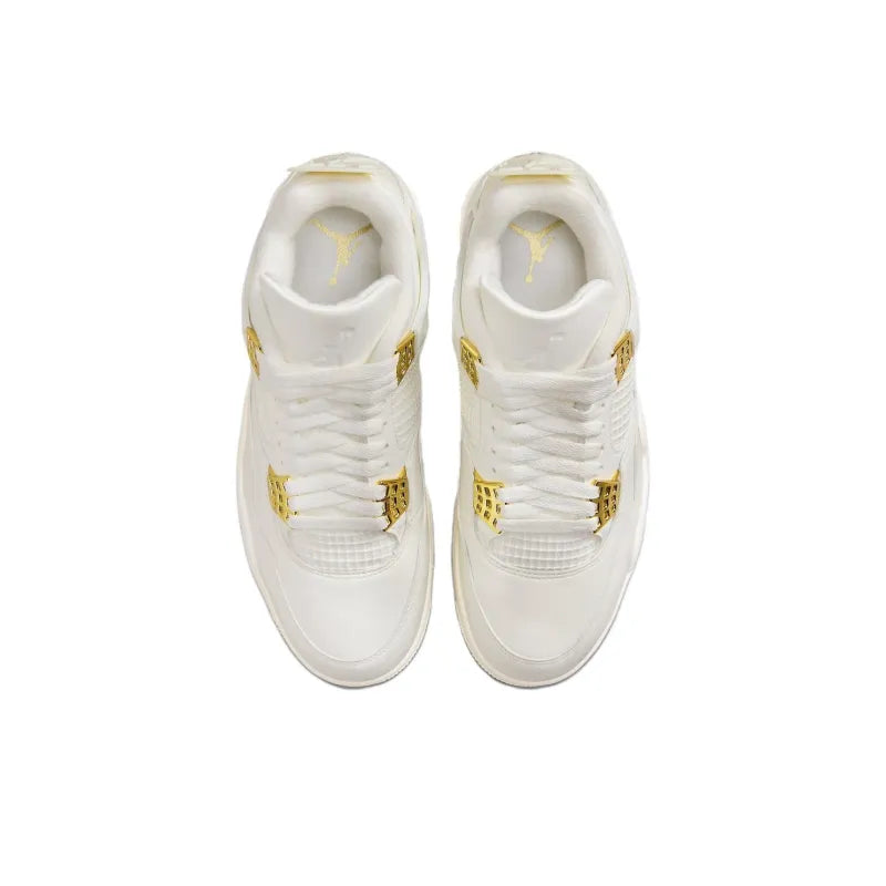 Tênis Air Jordan 4 'Metallic Gold'