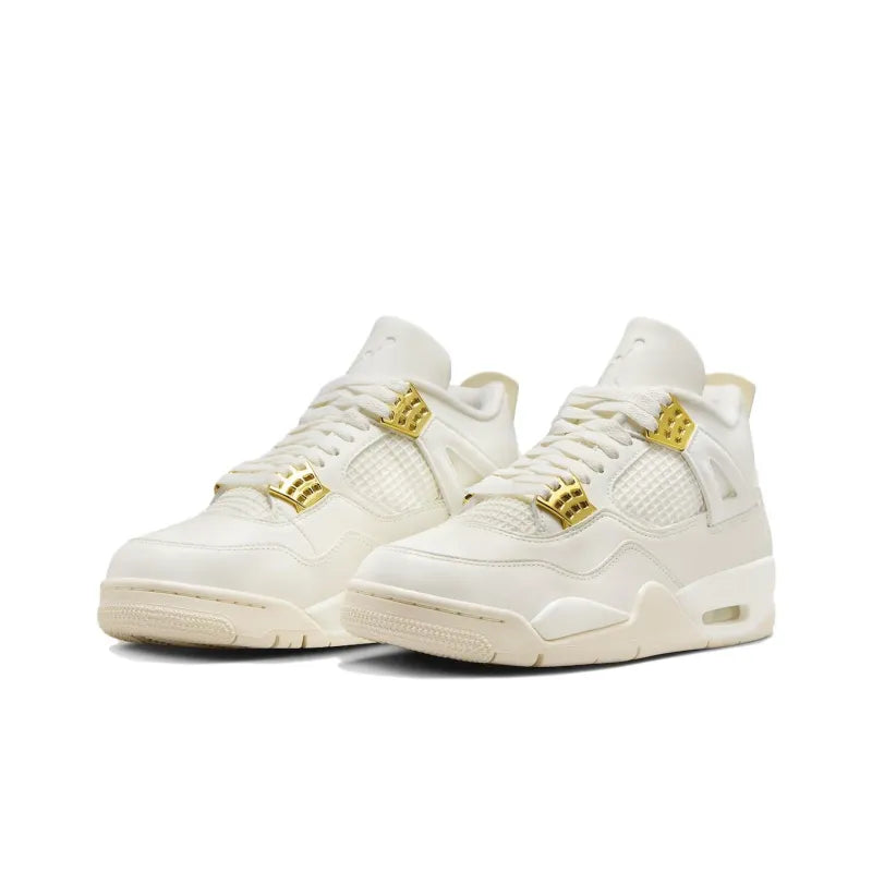 Tênis Air Jordan 4 'Metallic Gold'