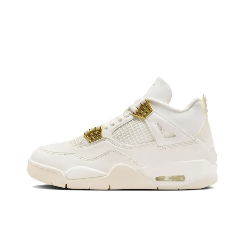 Tênis Air Jordan 4 'Metallic Gold'