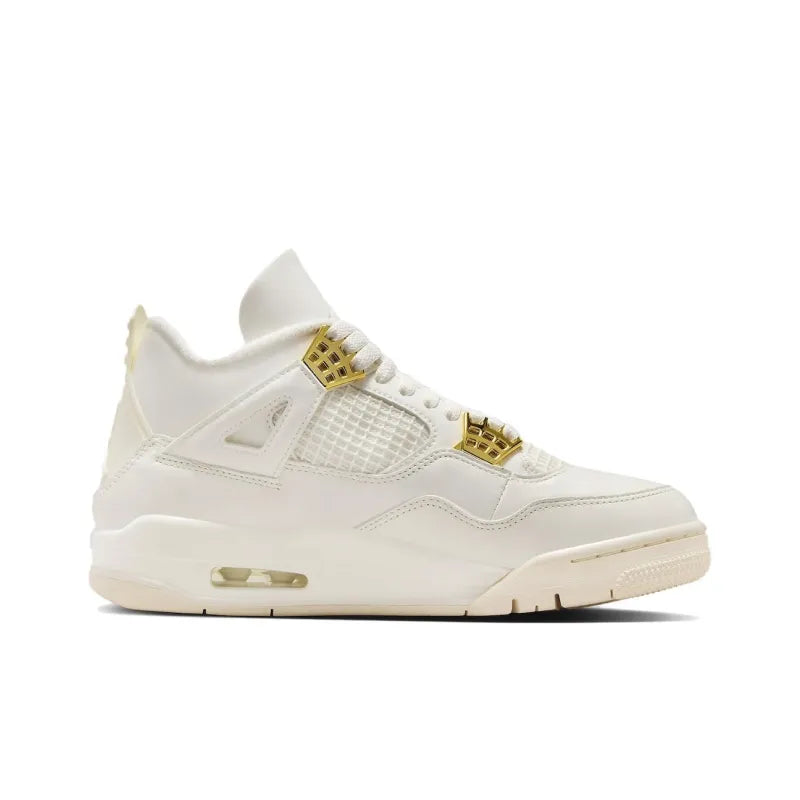 Tênis Air Jordan 4 'Metallic Gold'