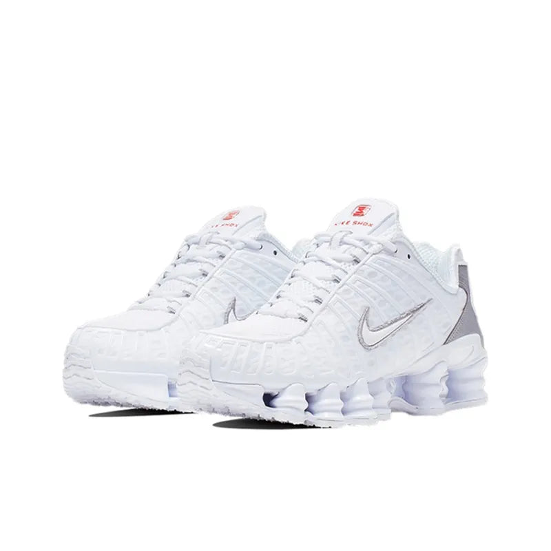 Tênis Nike Shox TL White Metallic Silver