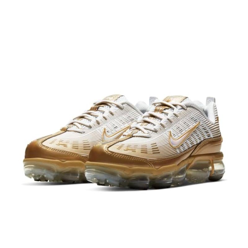 Tênis Vapor Max 360  "White & Metallic Gold"